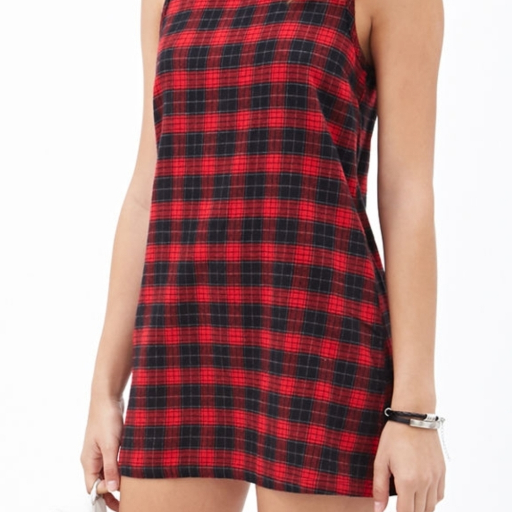 Forever21 plaid dress